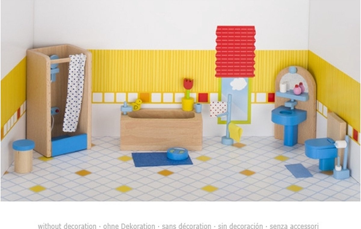 Goki Dollhouse Möbelbad