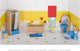 Goki Dollhouse Möbelbad