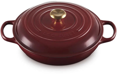 Le Creuset Kasserolle – 30 cm – Campagnard-Granat