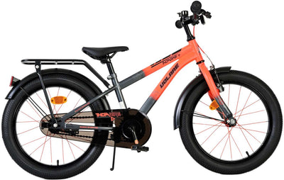 Volare Thombike Kinderfahrrad – Jungen – 18 Zoll – Orangegrau
