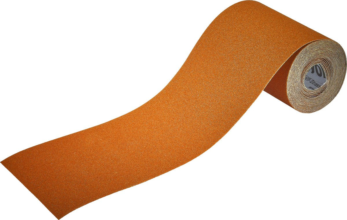 Wolfcraft – Schleifpapier Körnung 120 – Rolle für Holz Metall – 5 m × 93 mm – 3174000