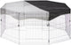 Beeztees Abdecknetz für Kaninchengehege – Nagetiergehege – XL – Panel 60 cm – Durchmesser 155 cm