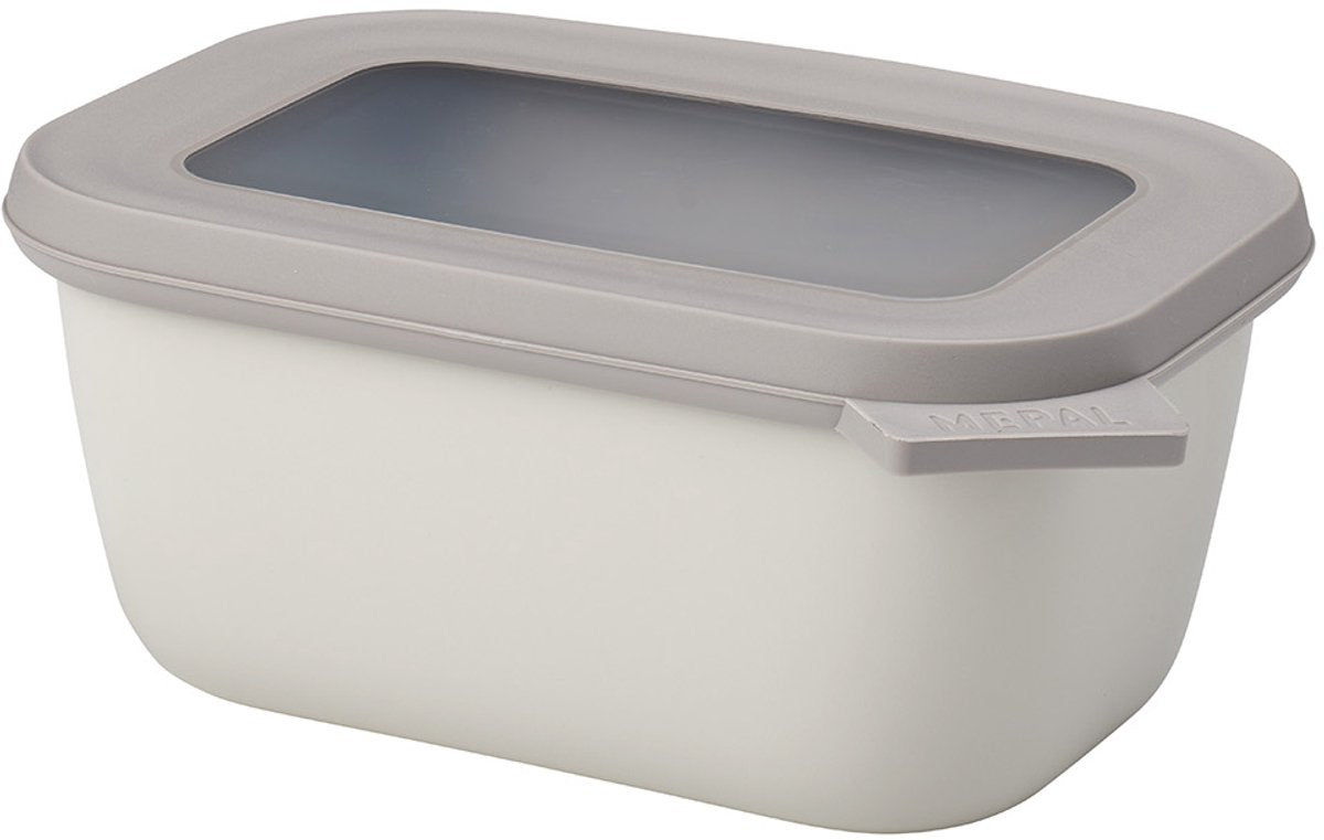 Mepal – Multi Bowl Cirqula Frischhaltedose – 750 ml – rechteckig – Nordic White