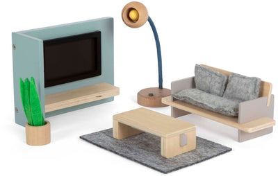Kleiner Fuß Holz Dollhouse Möbel Wohnzimmer