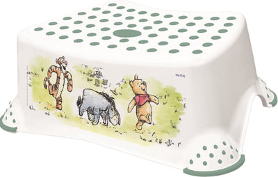 Keeper Winnie the Pooh Tritthocker – weiß – für Toilettentraining und Zähneputzen