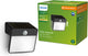 Philips LED Philips Yarixa Solar-Wandleuchte – Schwarz