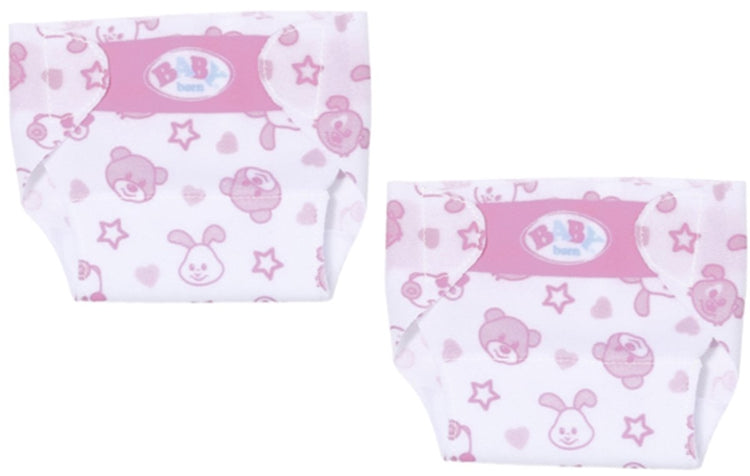 Baby geborenes Baby geborene kleine Windeln 2 Stücke rosa weiß