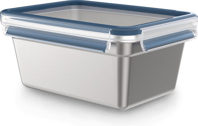 Tefal Masterseal Edelstahl – Frischhaltedose – 2,0 l – luftdicht – geeignet für den Gefrierschrank