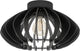 Eglo cossano 3 deckenleuchte - e27 - ø 38 cm - schwarz