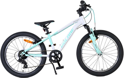 Volare Boost Kinderfahrrad – 20 Zoll – 7 Gänge – Weiß Mintgrün