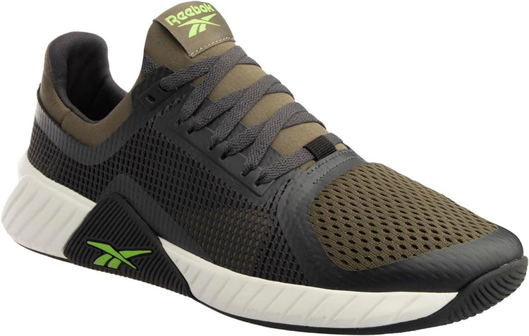 Reebok Flip Charge Grape Leaf Jet Black Lime Herren Sportschuhe - Schwarz - Grün