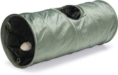 Entworfen von Lotte Cat Tunnel Cylla – Katzenspielzeug – grün – 65 x 25 x 25 cm