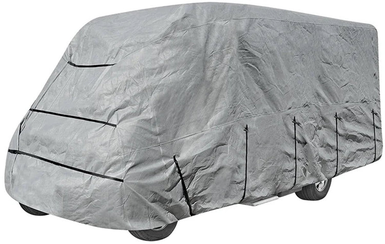 Proplus Wohnmobil-Abdeckung – 700 x 235 x 270 cm – Wohnmobil-Abdeckungen – Wohnmobil-Schutzhülle – Grau