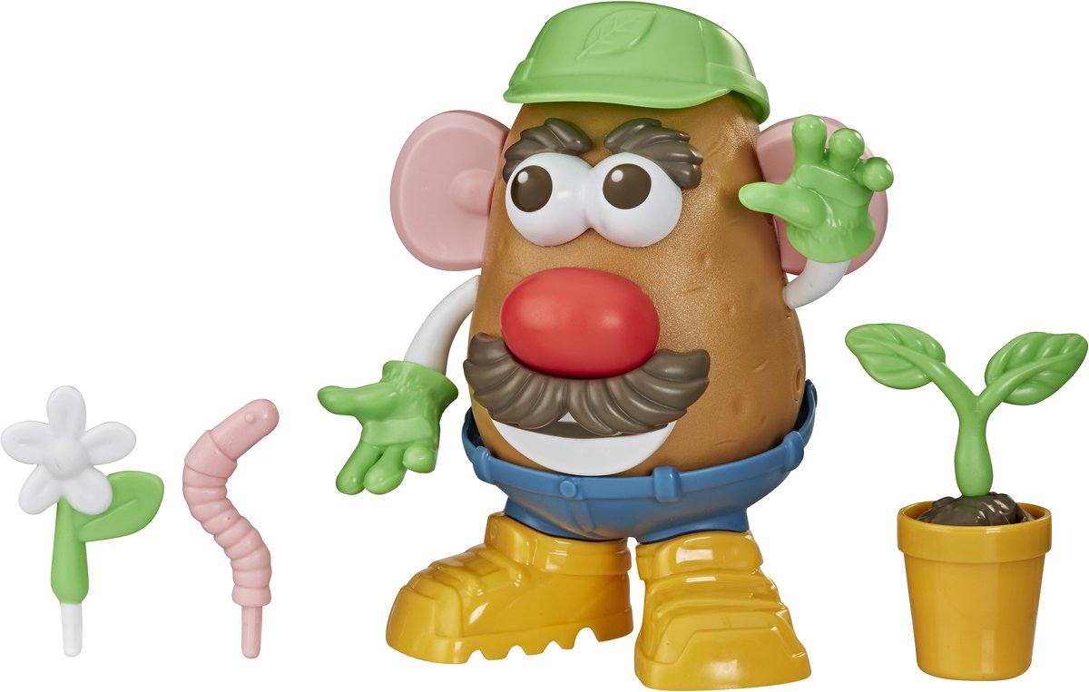 Hasbro Mr. Potato Head Goes Green 15 Stück aus pflanzlichem Kunststoff – Kinderspielzeug