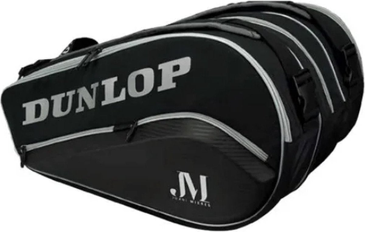 Dunlop – Paletero Elite – Padel-Tasche – Schwarz Schwarz