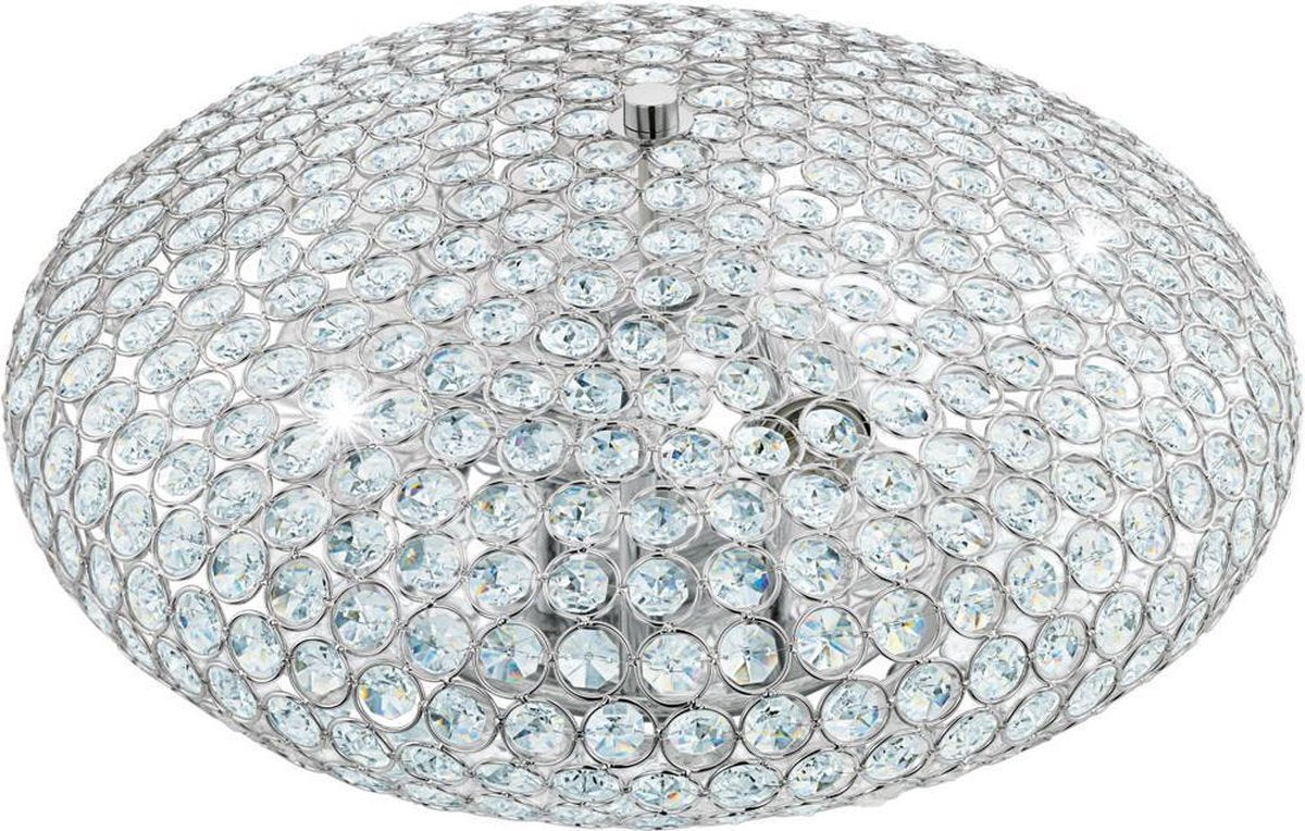 Eglo clemente - Deckenleuchte - 3 Lichter - ø450mm. - Chrom - klar