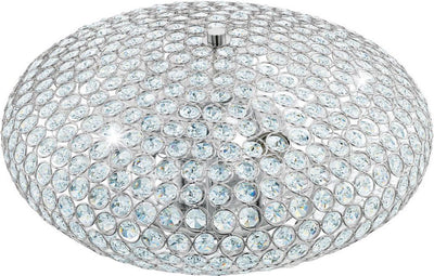Eglo clemente - Deckenleuchte - 3 Lichter - ø450mm. - Chrom - klar