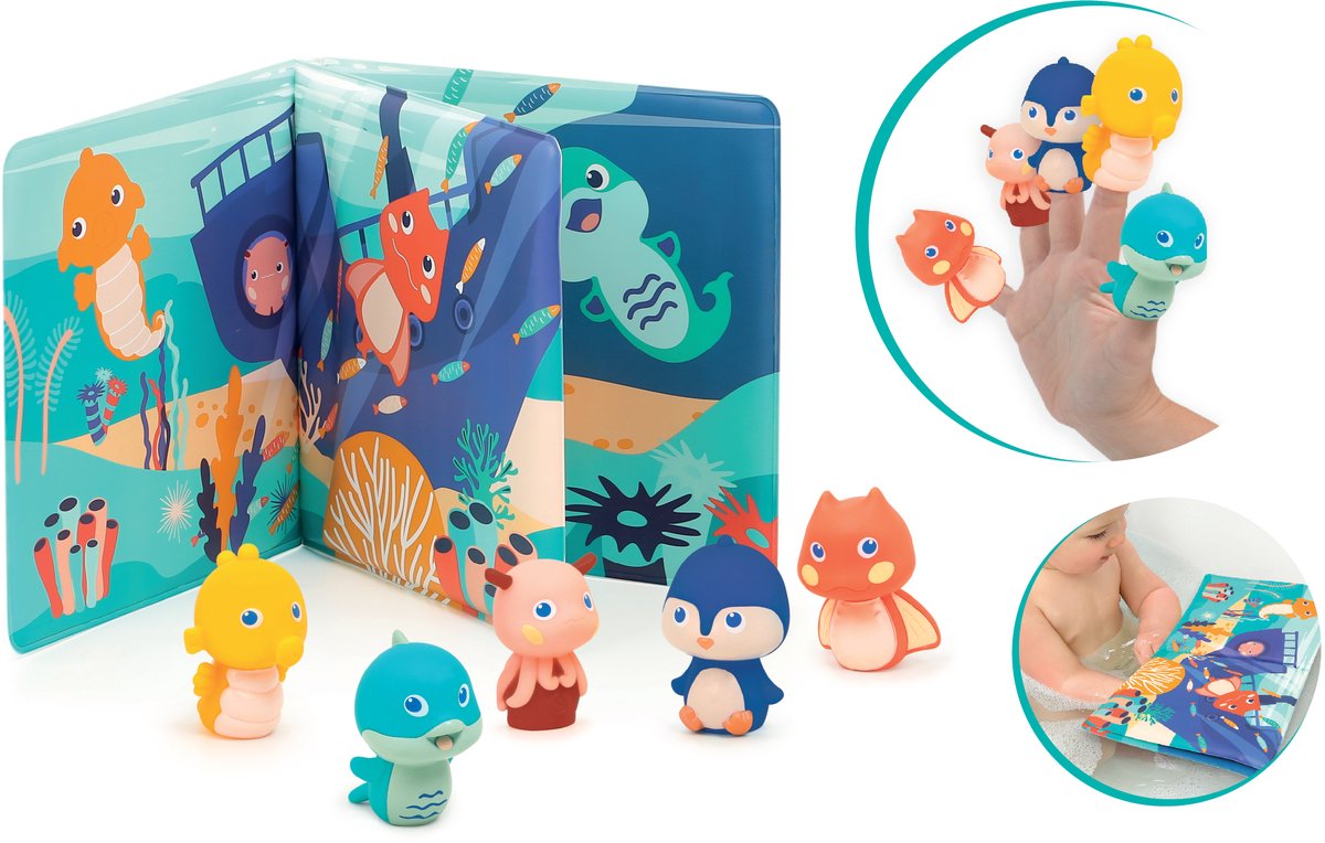 Ludi - Badebuch mit Fingerpuppen - Badespielzeug