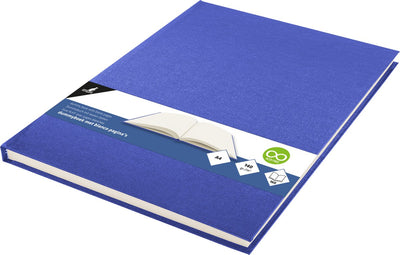 Kangaro-Schnullerbuch – A4 – blau – 160 leere Seiten – fester Leineneinband – k-5362