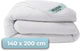 Stille. Living Hush Living – synthetische Bettdecke – alle Jahreszeiten – 140 x 200 cm – 350 g/m² hochwertige Polyesterfaser – mit Befestigungsschlaufen – warm und leicht