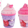 Flauschiges Menü-Plüsch-Eis mit 4 Herzen – 36 cm