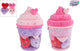 Flauschiges Menü-Plüsch-Eis mit 4 Herzen – 36 cm