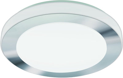 Eglo Batholino LED Carpi - Wand-Deckenleuchte - 1 Licht - ø30 cm - Weiß, Chrom - Weiß