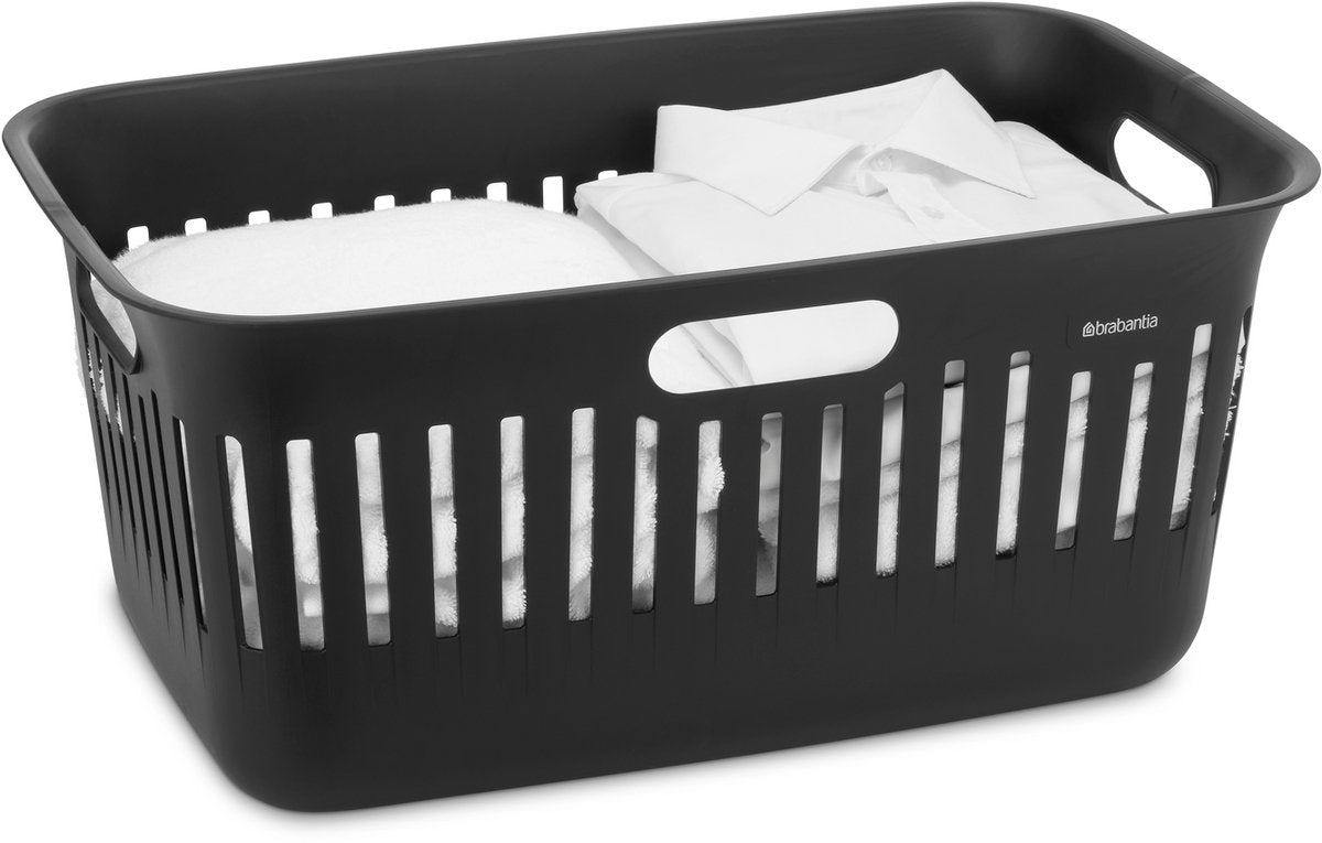 Brabantia Collect-it Wäschekorb – 40 l – Schwarz