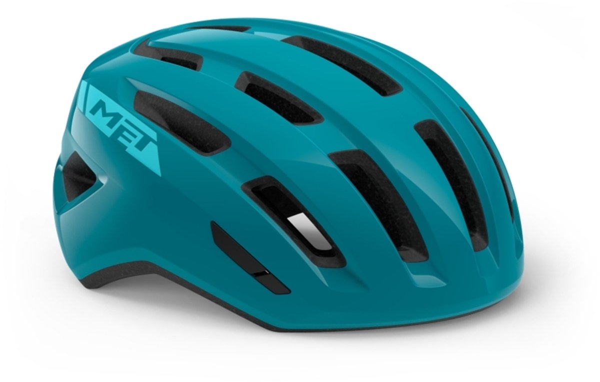 With Miles Mips Fahrradhelm Herren Damen – Fahrradhelm Citybike Erwachsene – E-Bike – Trekking – Größe M L (58–61 cm) – Blaugrün glänzend (blau)