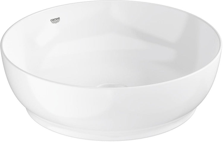 Grohe Essence Rundwaschbecken – 45 cm – ohne Überlauf – glänzende Keramik – Aquaceramic Hyperclean – Weiß
