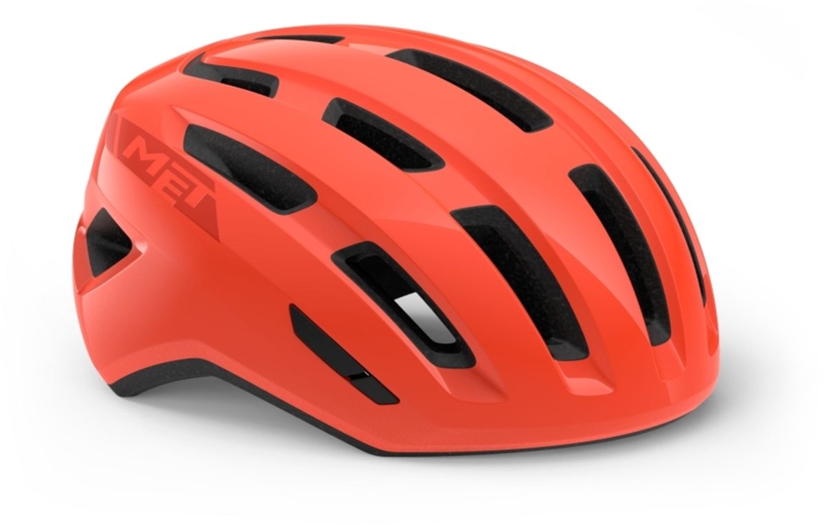 With Miles Mips Fahrradhelm Herren Damen – Fahrradhelm Citybike Erwachsene – E-Bike – Trekking – Größe S M (52–58 cm) – Koralle glänzend (rot)