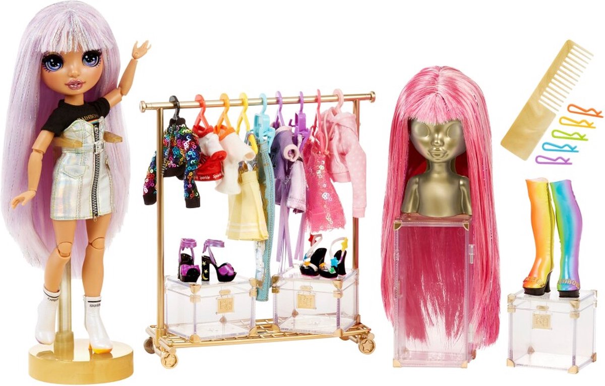Rainbow High Fashion Studio – Pop-Avery-Styles mit Puppenkleidung