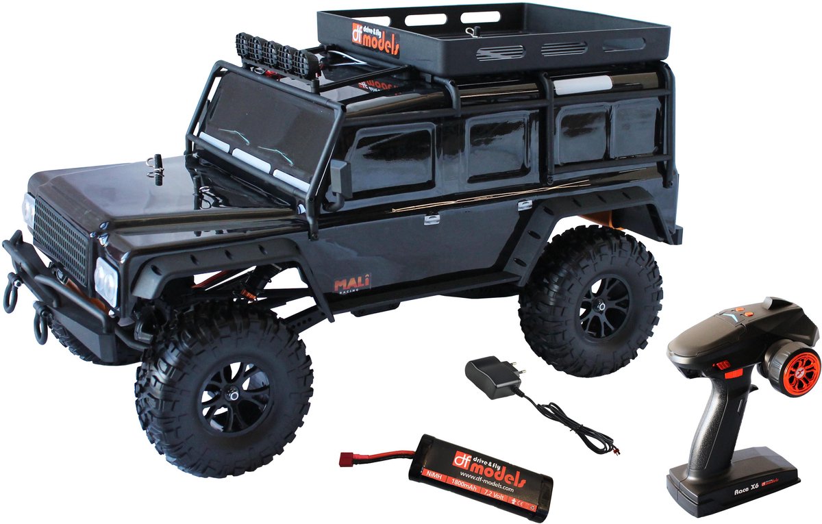 Df-models df-4j Crawler schwarz 2-fach LED fahrbereit (rtr)