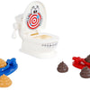 Schießen im Spiel des Toilettenkindes