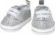Heless Doll Sneakers Glitzer Silber, 30-34 cm