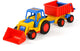 Cavallino Toys Cavallino Basics Traktor mit Schaufel und Anhänger