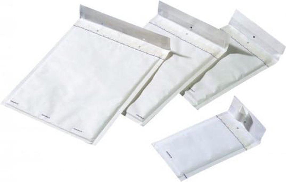 Jiffy-Umschlag Luftpolster Nr.12 142x225mm weiß 200 Stück