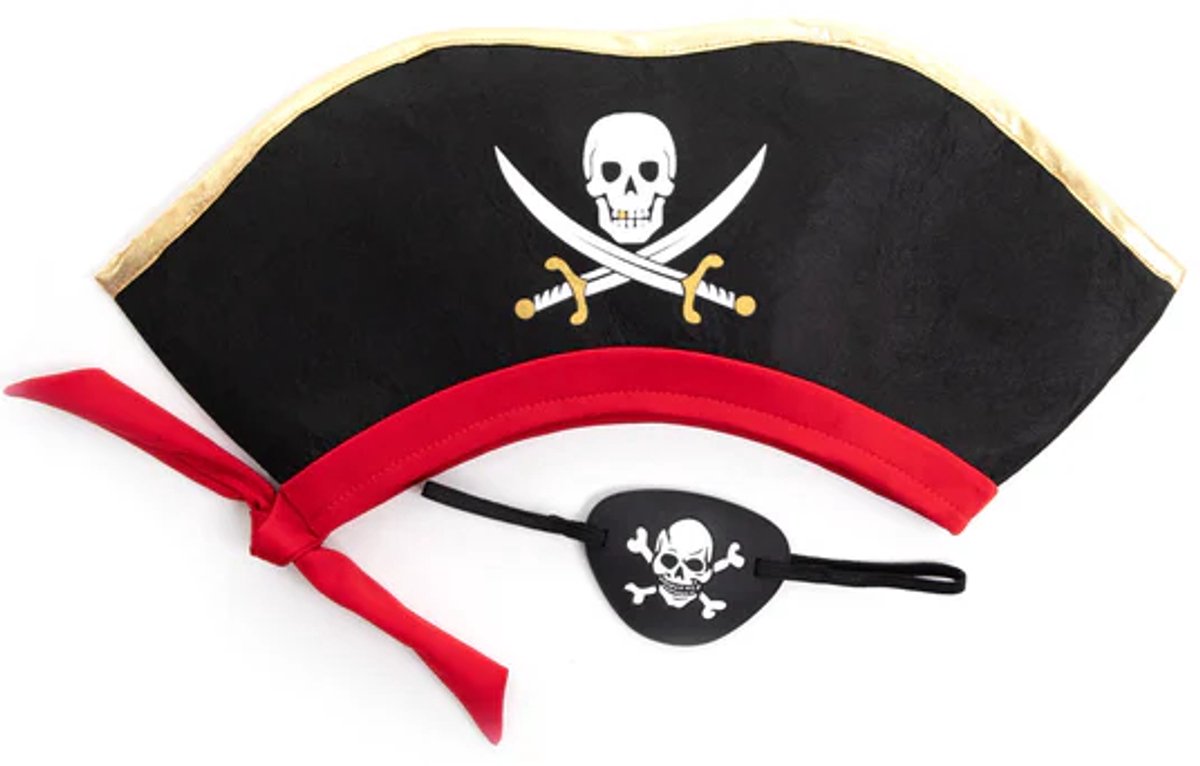 Kleine Abenteuer – Deluxe-Piratenhut – mit Augenklappe