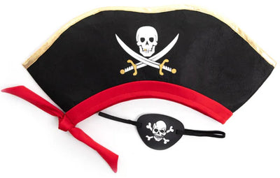 Kleine Abenteuer – Deluxe-Piratenhut – mit Augenklappe