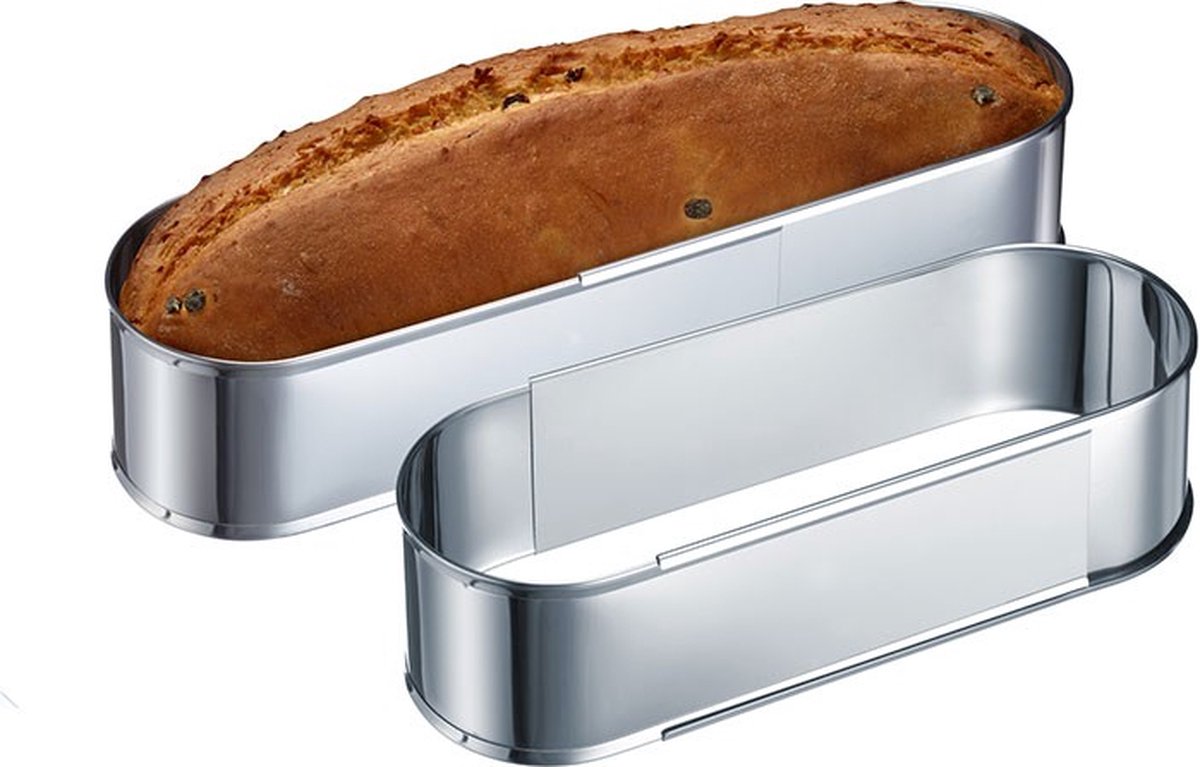Westmark ovale Backform, ausziehbar, Edelstahl, Silber, 31352260