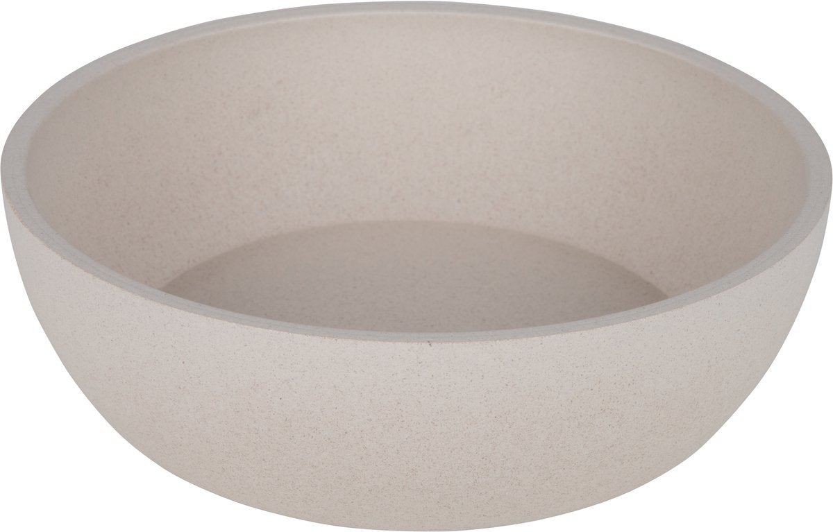 District 70 Bambus-Hundefutternapf – 2er-Pack – Merengue – Größe M – rutschfest – Hundefutter-Wassernapf