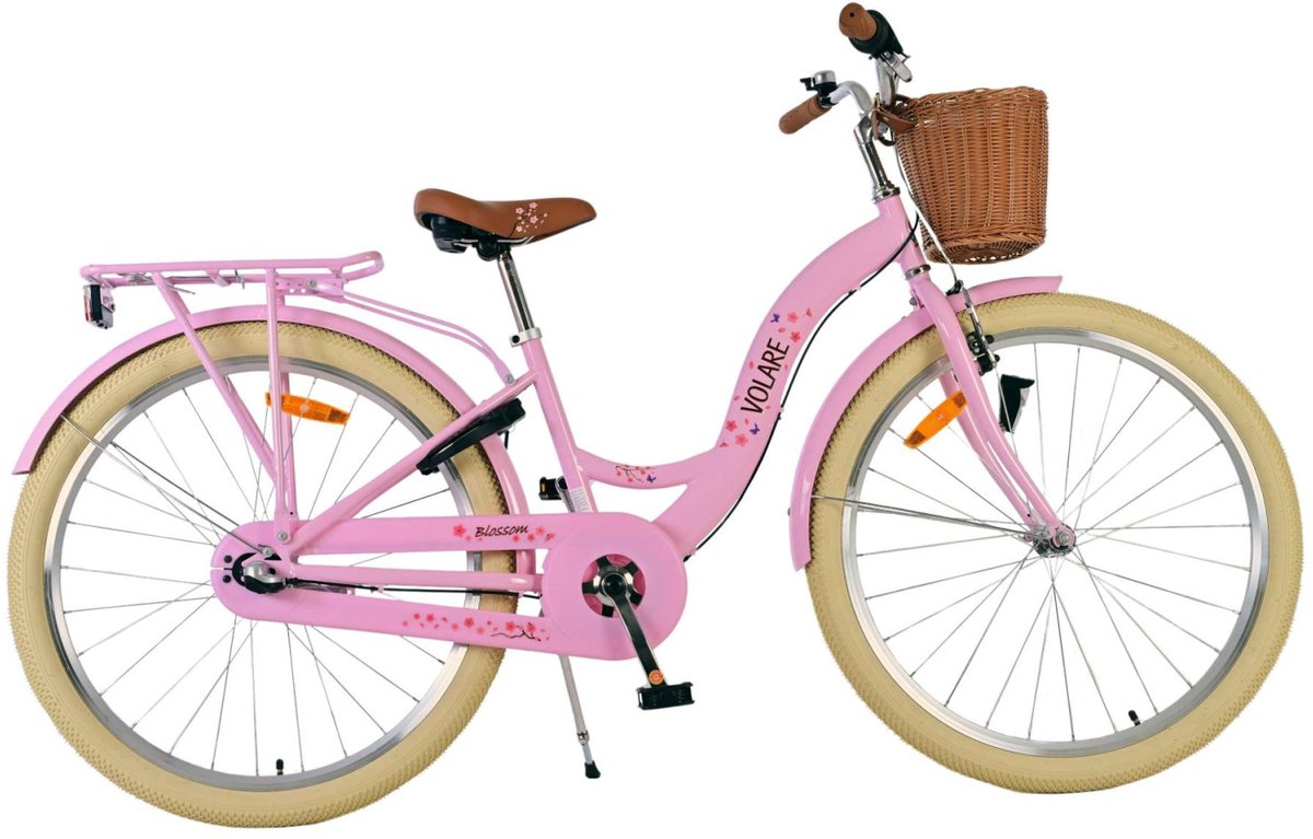 Volare Blossom Children's Bicycle - Mädchen - 26 Zoll - Pink - Nexus 3 Zahnräder