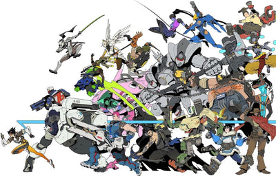 Markenloses Overwatch Battle – Maxi-Poster (C-770)