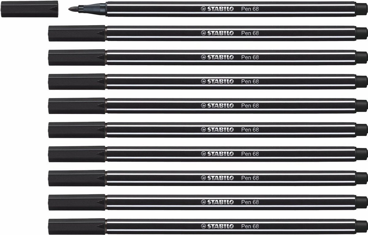 Stabilo Pen 68 Filz -Tip Pen Black (68 46)