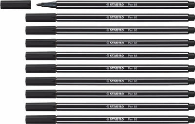 Stabilo Pen 68 Filz -Tip Pen Black (68 46)