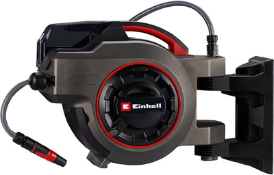 Einhell Akku-Schlauchaufroller Ge-HR 18 30-1 Li Solo – Power X-Change – 18 V Li-Ion – 30 Meter + 1,5 Meter – automatischer Schlauchaufroller – 180° drehbar – exkl. Akku und Ladegerät