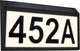 Briloner - Außenbeleuchtung - Hausnummernlampe - solarbetrieben - mit Dämmerungssensor - IP44 - inklusive Buchstaben und Zahlen - 18 x 18 x 3,5 cm - Schwarz