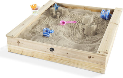 Quadratischer Sandkasten aus Pflaumenholz - (7092061)