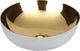 Differnz Shine Waschbecken 40x40x13,5cm Keramik Gold Weiß