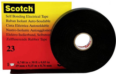 3m Scotch 23 Scotch23-19x9,15 Reparaturband Scotch 23 schwarz (L x B) 9,15 m x 19 mm 1 Stück